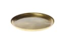 Macosa Home Dekotablett Rund Gold 28 cm Metall Bild 2