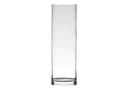 Hakbijl Glass Dekovase Zylinder Transparent Geschliffener Rand Bild 2