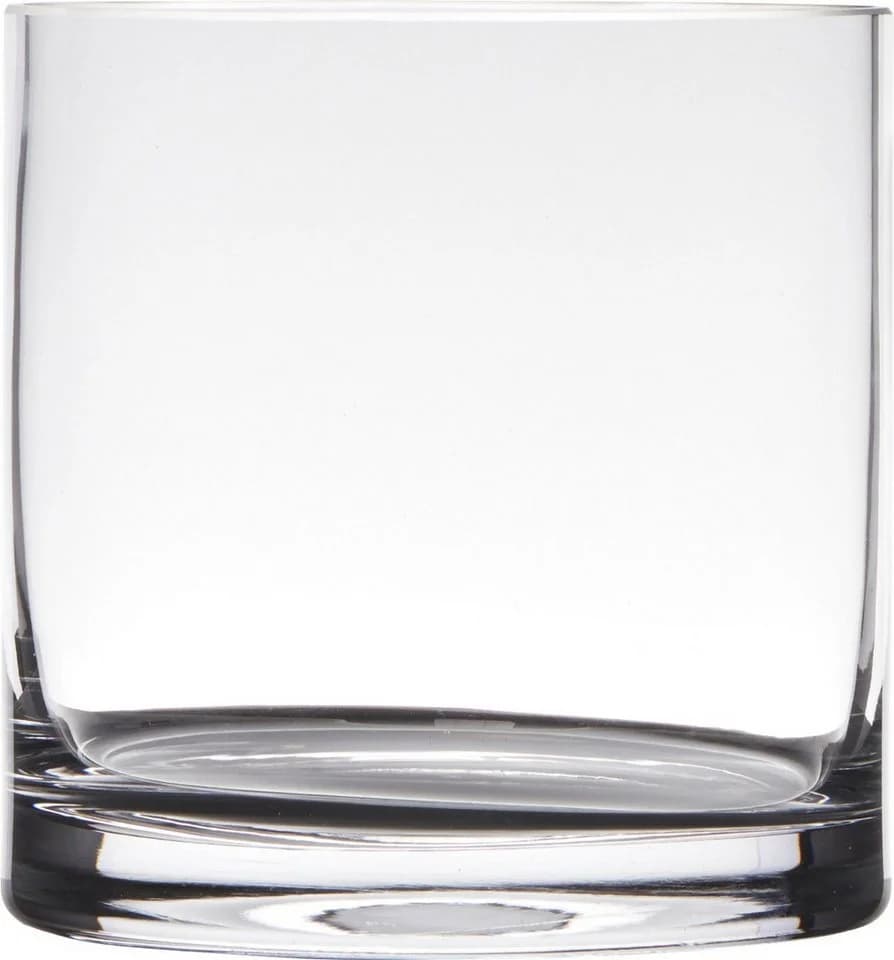 Hakbijl Glass Dekovase Zylinder Transparent