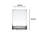 Hakbijl Glass Dekovase ZYLINDER Transparent Glas Bild 1