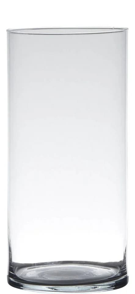 Hakbijl Glass Tischvase Transparente Zylinder Vase Glas Spülmaschinenfest