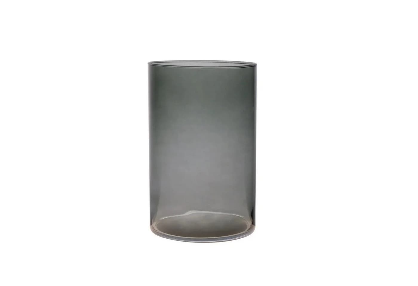 Hakbijl Glass Dekovase Grau, Durchmesser 13 cm - Bild 2