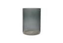 Hakbijl Glass Dekovase Grau, Durchmesser 18 cm Bild 2