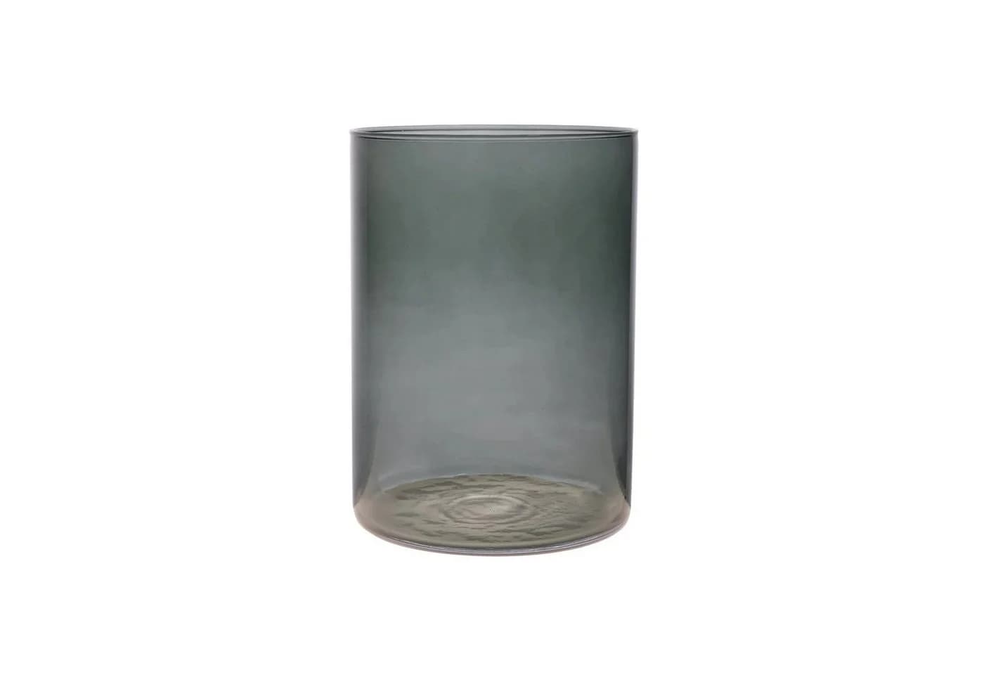 Hakbijl Glass Dekovase Grau, Durchmesser 18 cm - Bild 2