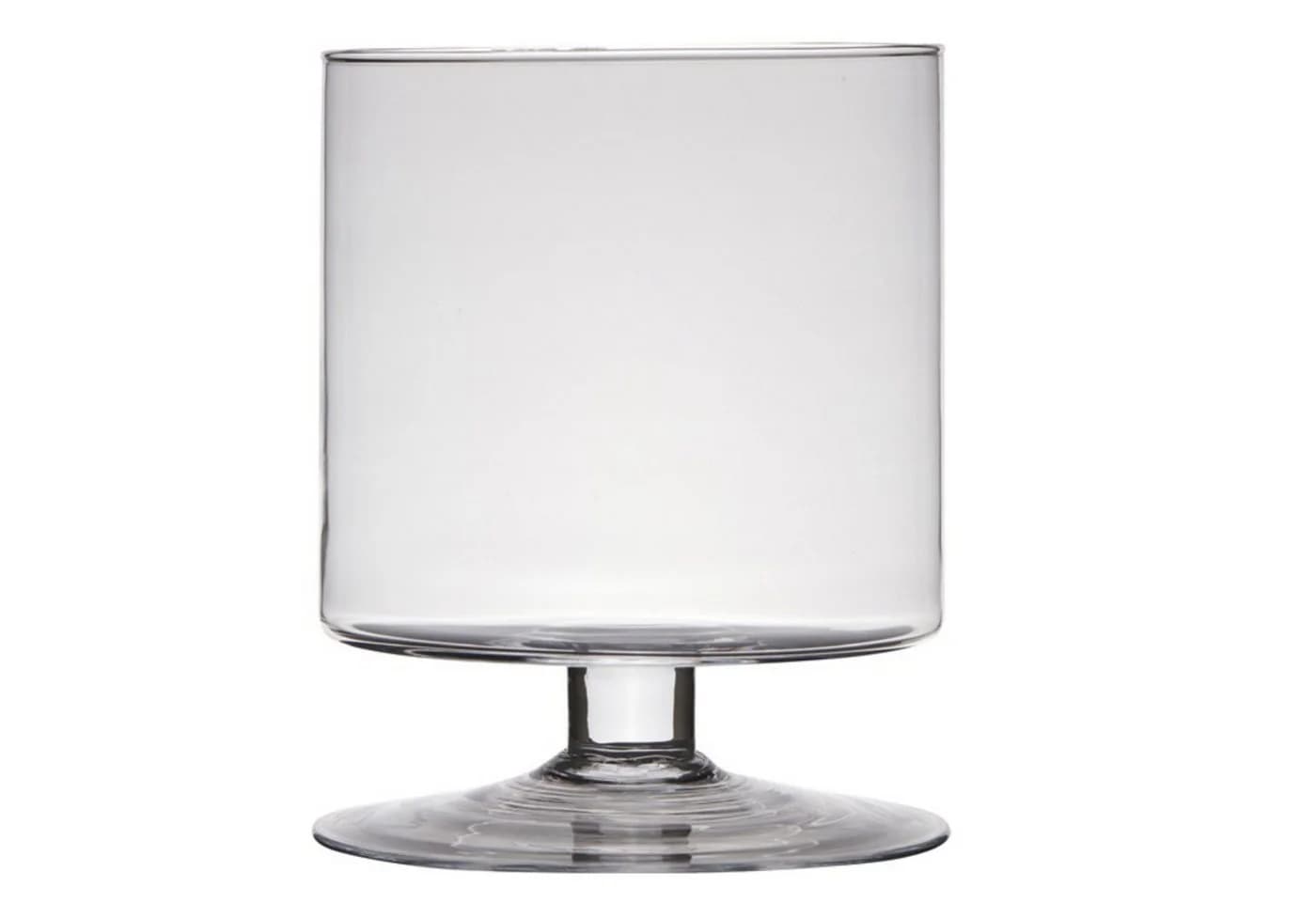 Hakbijl Glass Dekoschale auf Fuß Transparent