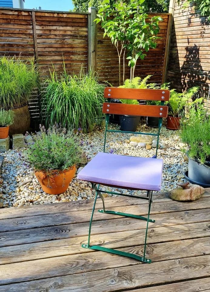 Coen Bakker Stuhlkissen JACK Outdoor Violett Wasserfest