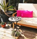 JACK Outdoor Lounge Dekokissen 30x50 cm Rosa Wasserfest Bild 1