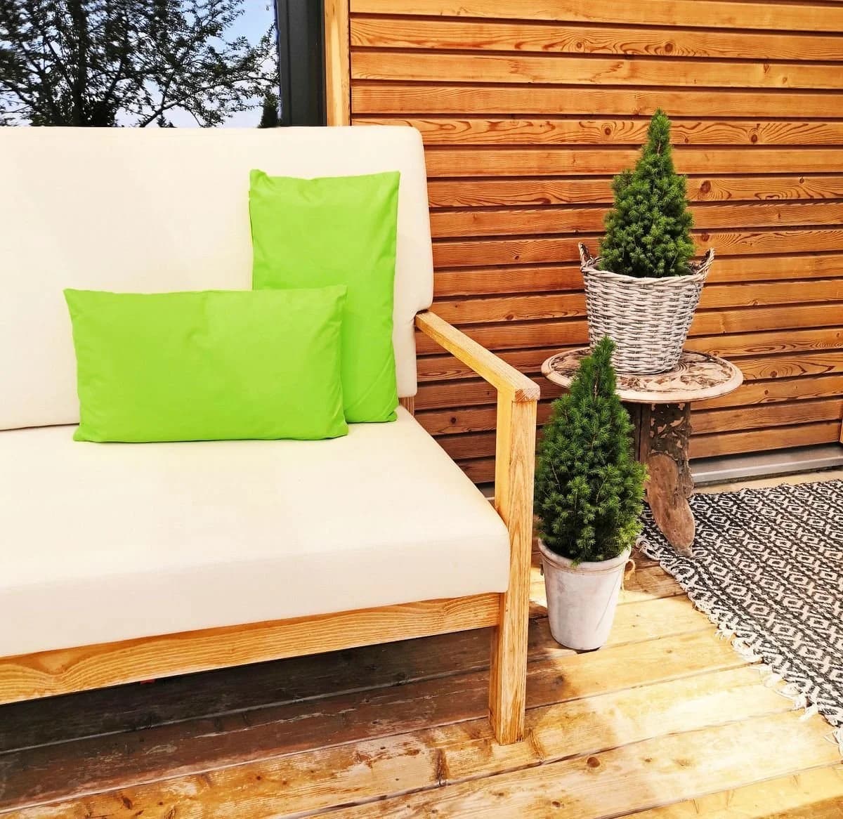 JACK Outdoor Lounge Kissen 30x50cm Grün Wasserfest UV-Resistent - Bild 5