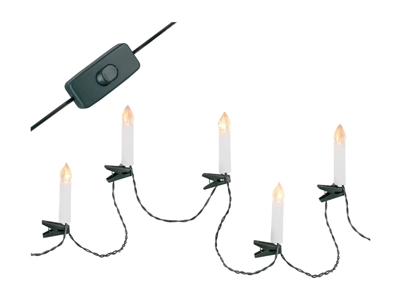 Coen Bakker Deco BV LED-Christbaumkerzen 50-flammig 12,5m Länge - Bild 2