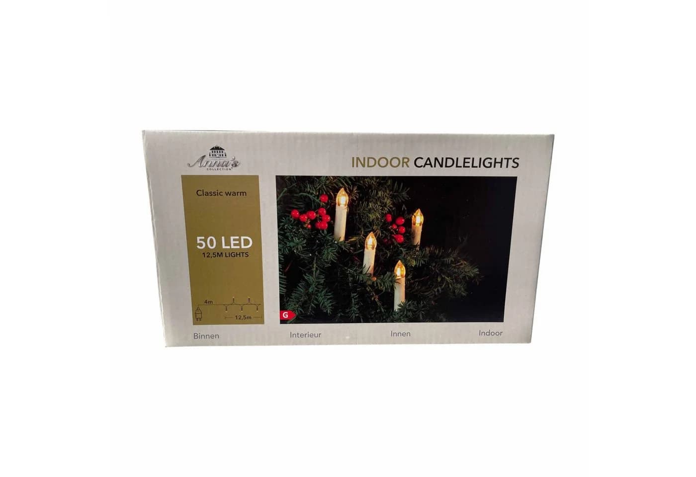 Coen Bakker Deco BV LED-Christbaumkerzen 50-flammig 12,5m Länge - Bild 4