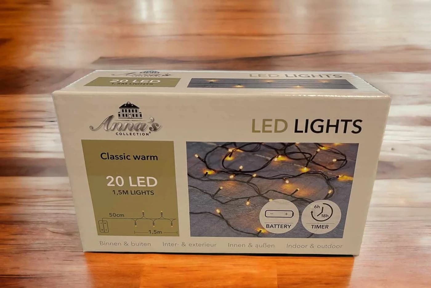 Coen Bakker Deco BV LED-Lichterkette 20 LEDs Schwarz mit Timer - Bild 3