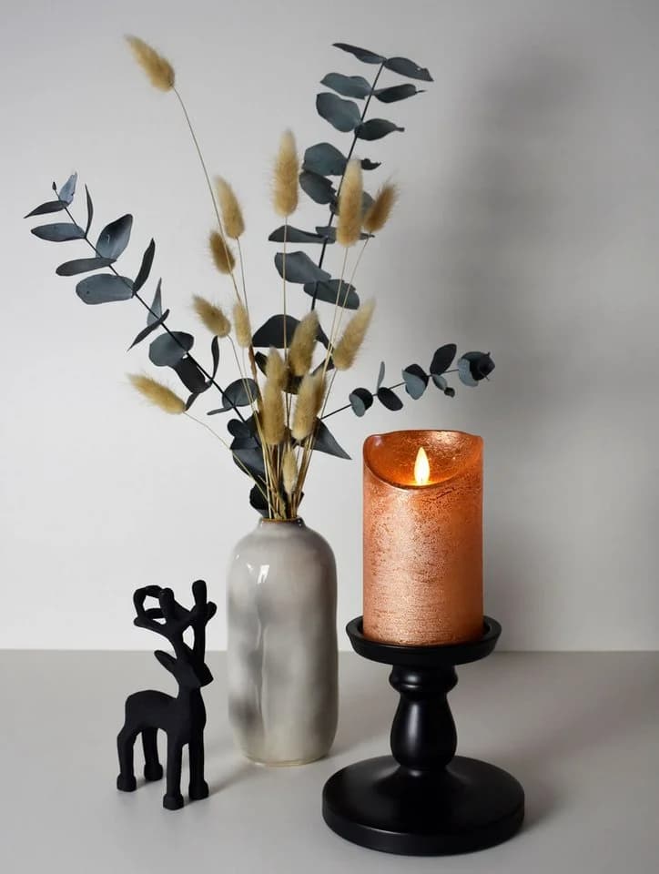 Coen Bakker Deco BV LED-Echtwachskerze mit Timer und Flacker-Flamme - Bild 4