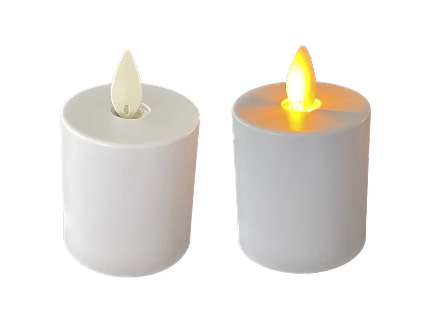 Coen Bakker Deco BV LED-Kerze 2-er Set Weiß mit Timer - Bild 2