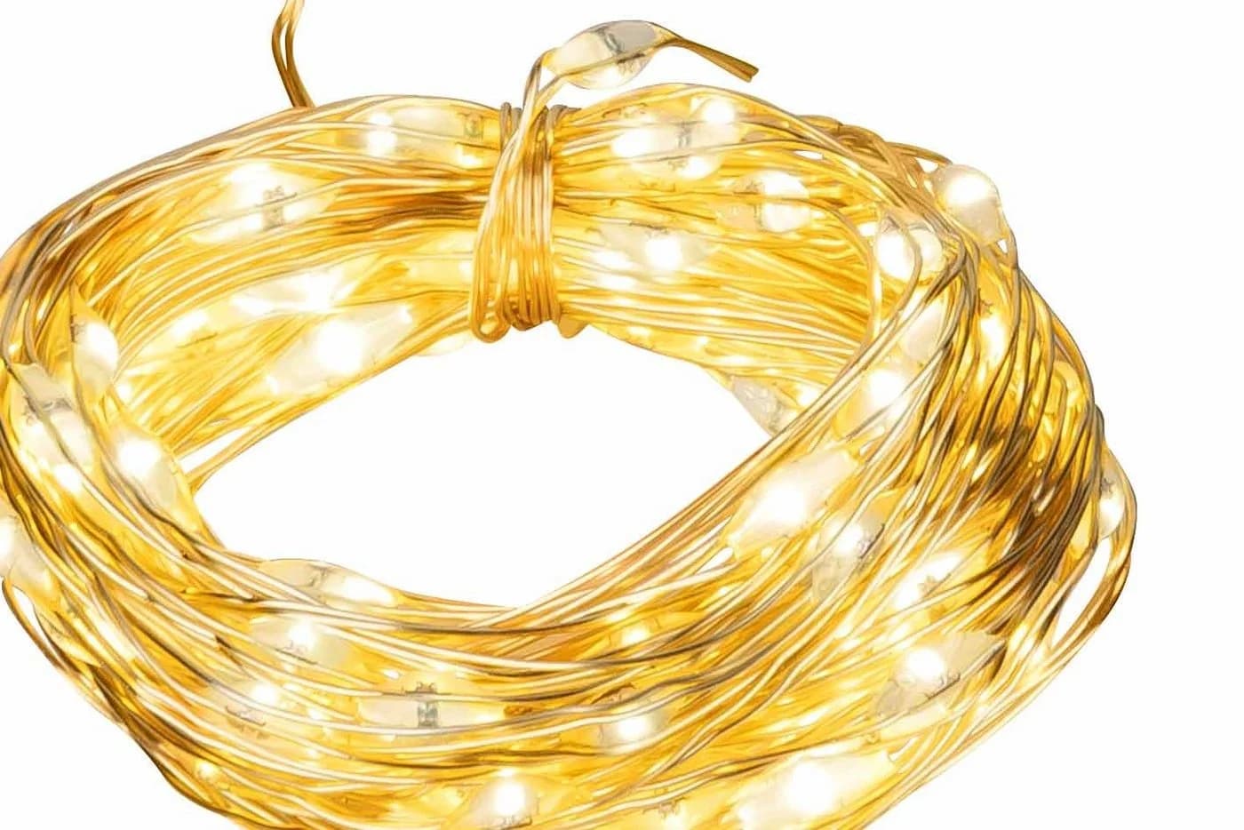 Coen Bakker Deco BV LED-Lichterkette Gold Wire 100 LED warmweiß 4,95m