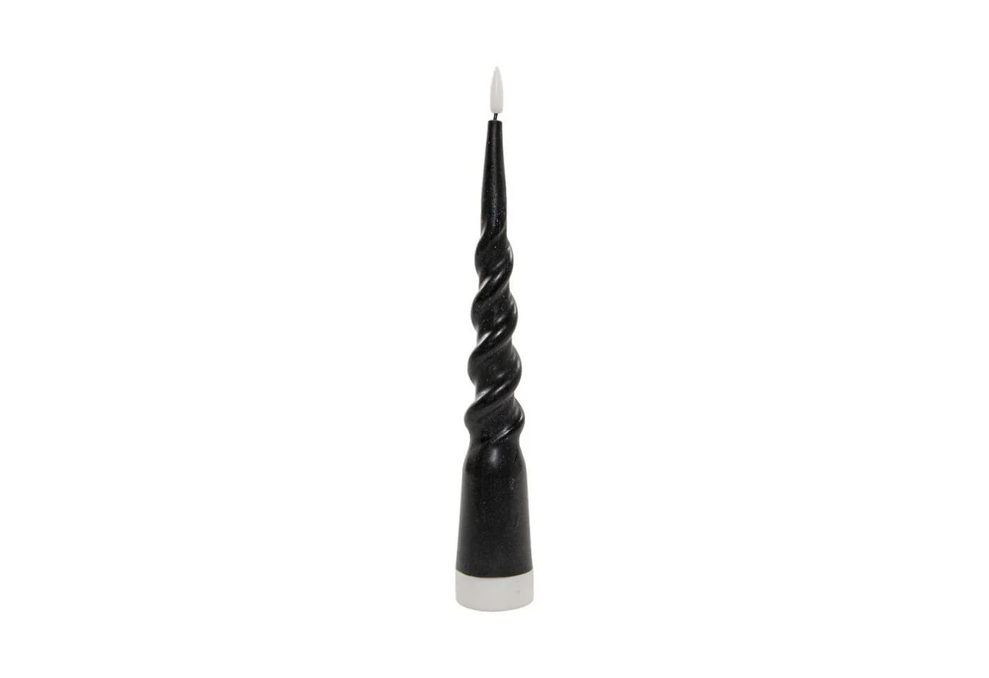 Coen Bakker Deco BV LED-Stabkerze Schwarz mit Timer und 3D-Flamme - Bild 3