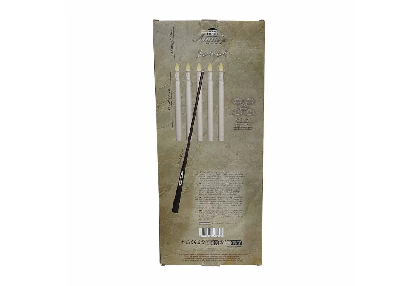 Coen Bakker Deco BV LED-Kerze (Set, 6-tlg) Schwebende Kerzen Fernbedienung Timer 27cm - Bild 3