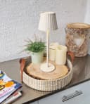 Coen Bakker Deco BV LED Tischleuchte Touch Dimmbar Akku IP44 Beige Bild 1