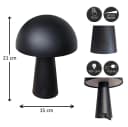 Coen Bakker Deco BV LED Tischleuchte Touch Dimmbar Akku IP44 Schwarz Bild 3