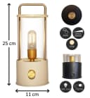 Coen Bakker LED Laterne Tischlampe Dimmbar Warmweiß IP44 Bild 3