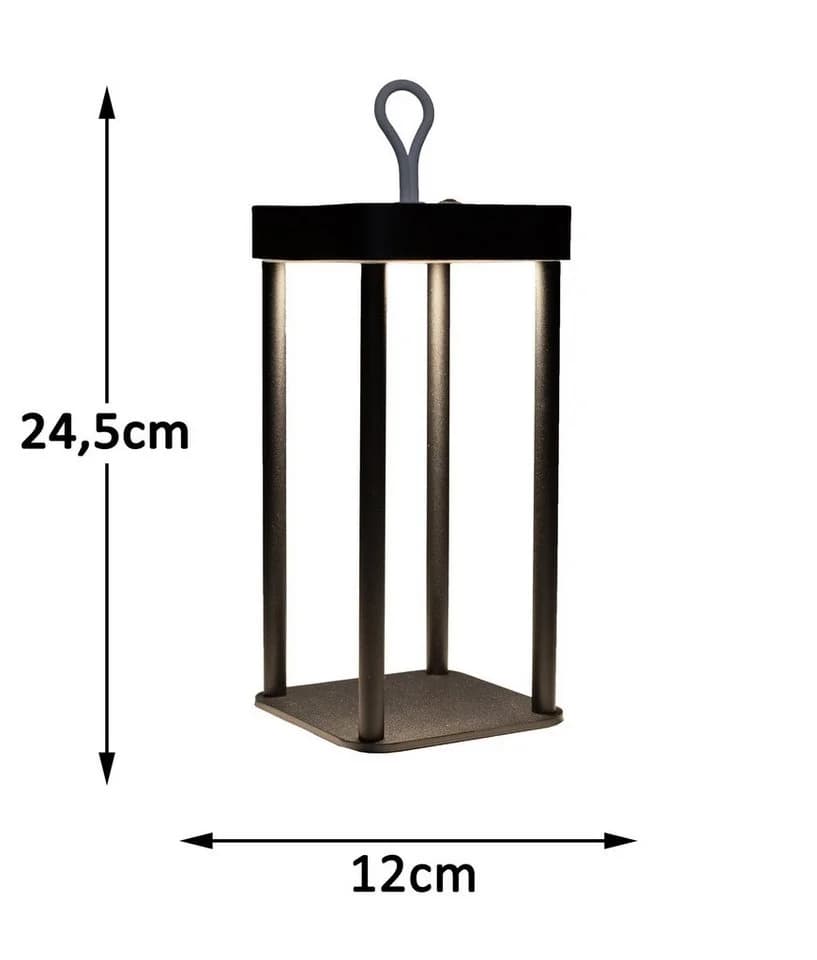 Coen Bakker Deco BV LED Tischleuchte Schwarz Touch Dimmbar Akku - Bild 3