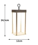 Coen Bakker Deco BV LED Tischleuchte Touch dimmbar Sand Bild 3