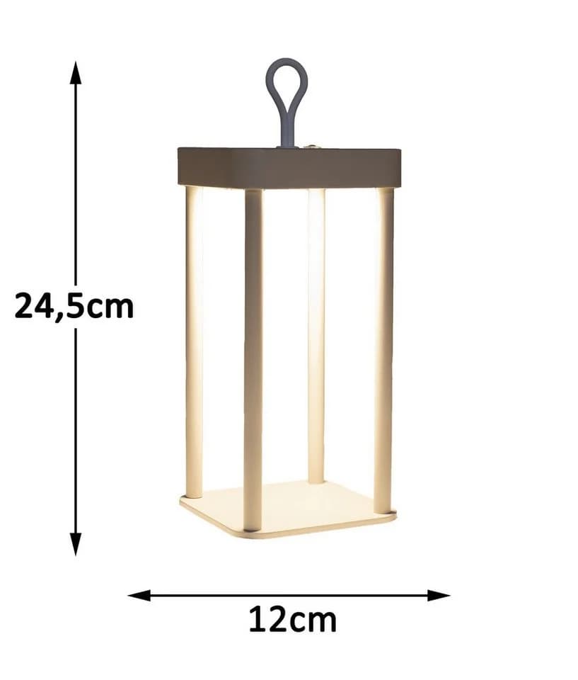 Coen Bakker Deco BV LED Tischleuchte Touch dimmbar Sand - Bild 3