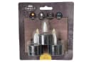 Coen Bakker Deco BV LED-Kerze 3er Set Solar Teelichter Schwarz Flackernd Bild 3