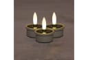 Coen Bakker Deco BV Solar-Teelichter 3er Set Beige mit 3D-Flamme Bild 1