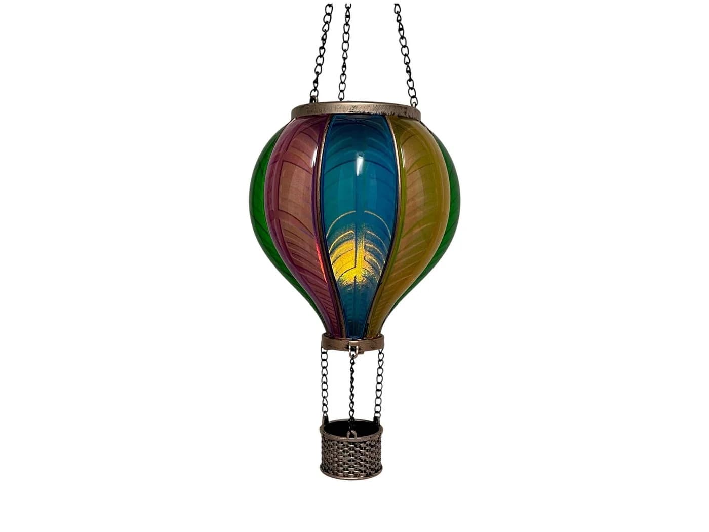 Coen Bakker LED Solar-Hängeleuchte Heißluftballon bunt mit Flammeneffekt - Bild 2