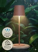 Coen Bakker Deco BV LED Tischleuchte Touch Dimmbar Akku IP44 Gold Bild 5