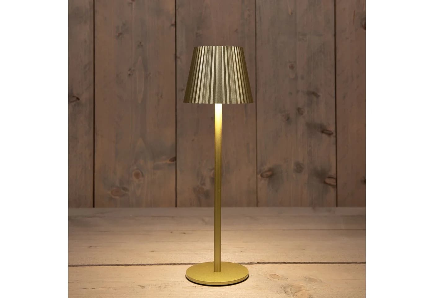 Coen Bakker Deco BV LED Tischleuchte Touch Dimmbar Akku Gold