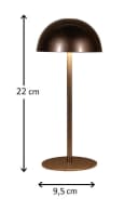 Coen Bakker Deco BV LED Tischleuchte Touch dimmbar Akku Bronze Bild 3