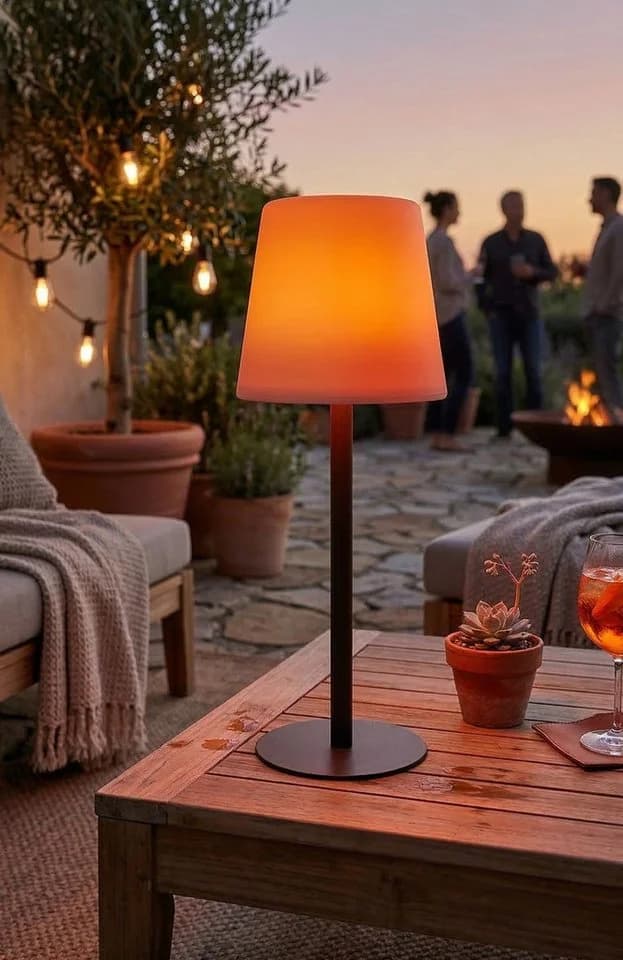 Coen Bakker Deco BV LED Tischleuchte Multicolor Akku Höhenverstellbar Schwarz