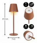 Coen Bakker Deco BV LED Tischlampe Dimmbar Akku IP44 Touch Bild 3