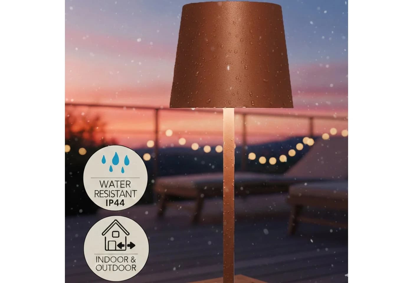 Coen Bakker Deco BV LED Tischlampe Dimmbar Akku IP44 Touch - Bild 4