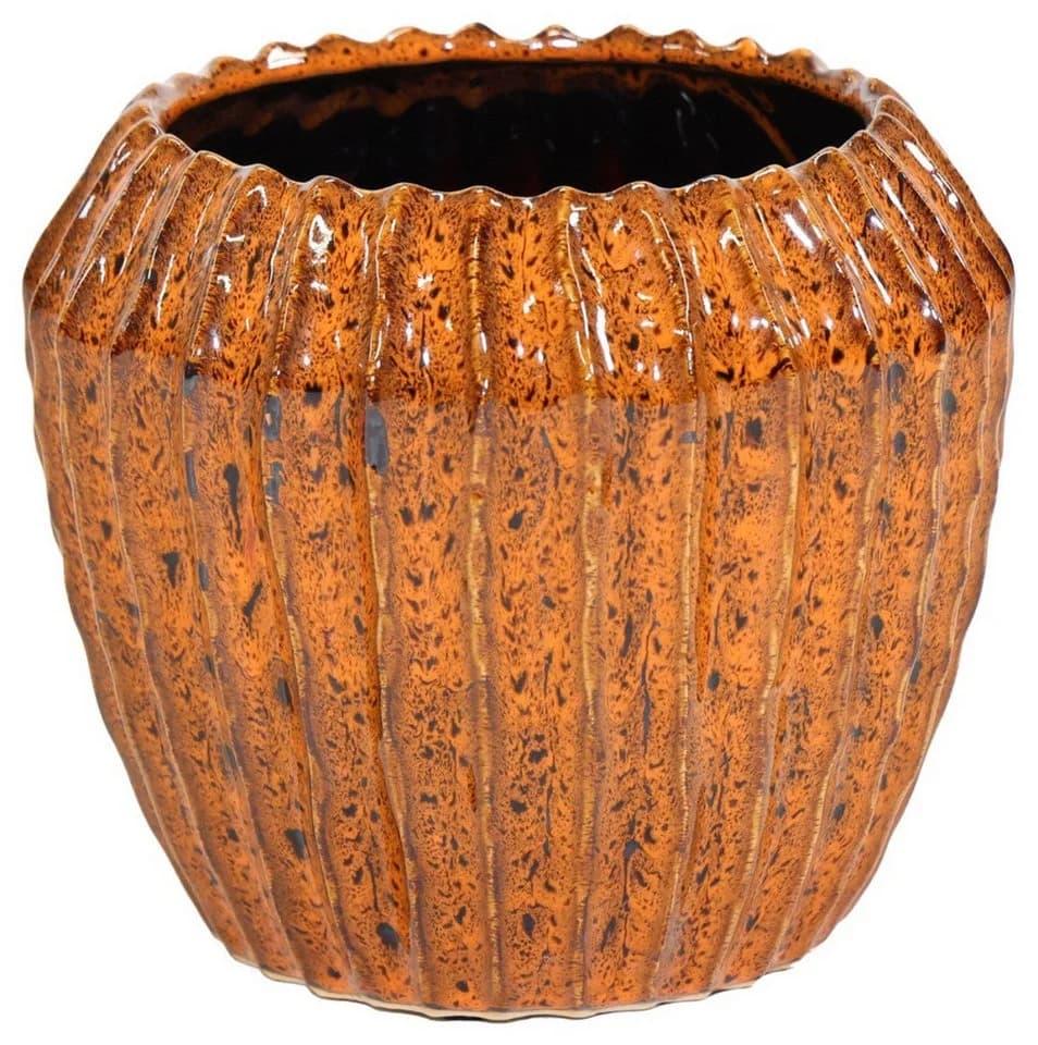 finehomegarden Blumentopf Keramik Amber - Bild 2