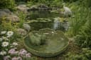 finehomegarden Vogeltränke Keramik Olivgrün Vogel-Design Bild 3