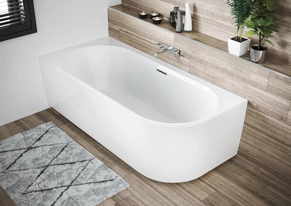 Riho Desire Corner Eck-Badewanne Weiß mit Füllfunktion