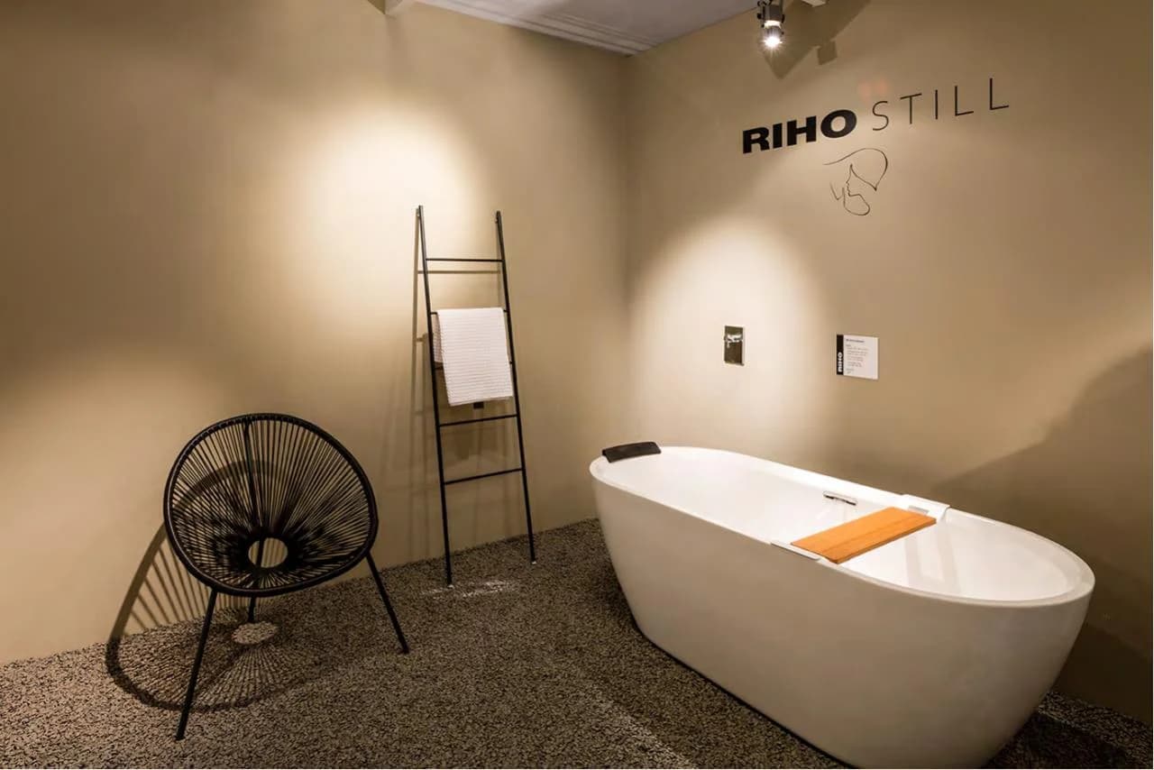 Riho Inspire freistehende Badewanne 180x80cm Weiß