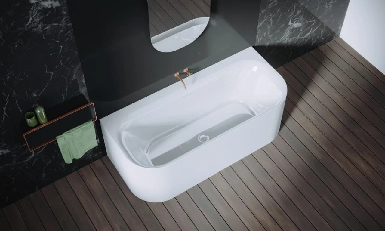 Riho Devotion back2wall Vorwand-Badewanne 180x84cm