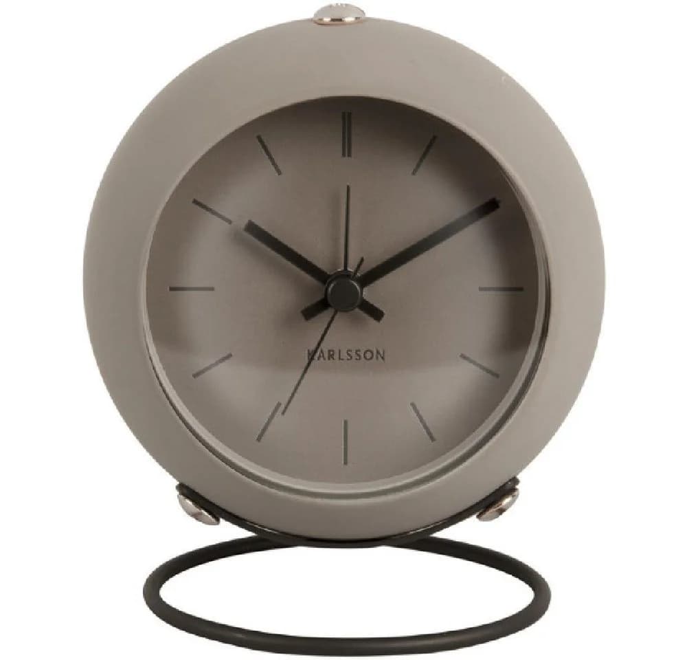 Karlsson Uhr Wecker Nirvana Globe Warm Grey