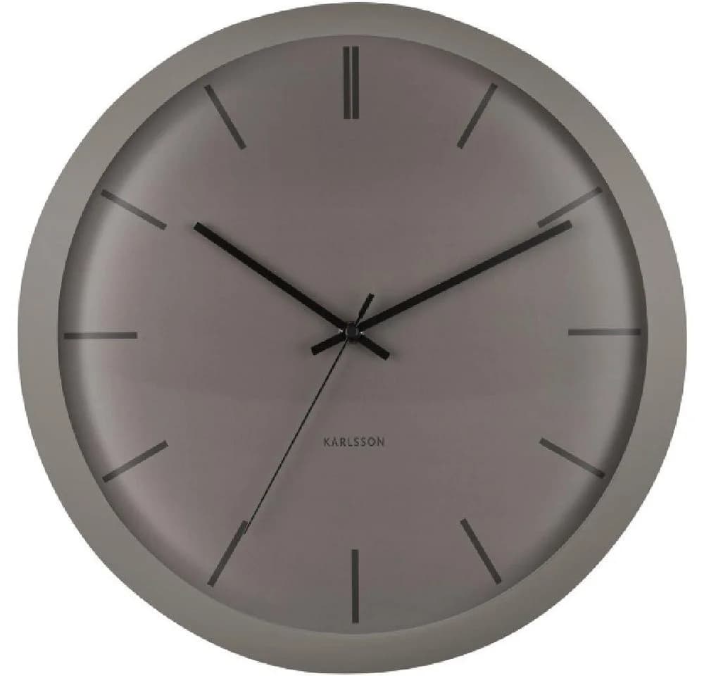Karlsson Wanduhr Nirvana Globe Dark Warm Grey 40cm