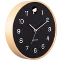 Karlsson Wanduhr Natural Cuckoo Birkenholz Schwarz Bild 1