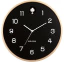 Karlsson Wanduhr Natural Cuckoo Birkenholz Schwarz Bild 2