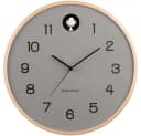Karlsson Wanduhr Natural Cuckoo Birch Wood Mouse Grey Bild 2