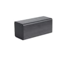 Karlsson Wecker Block Schwarz mit LED Anzeige Bild 1