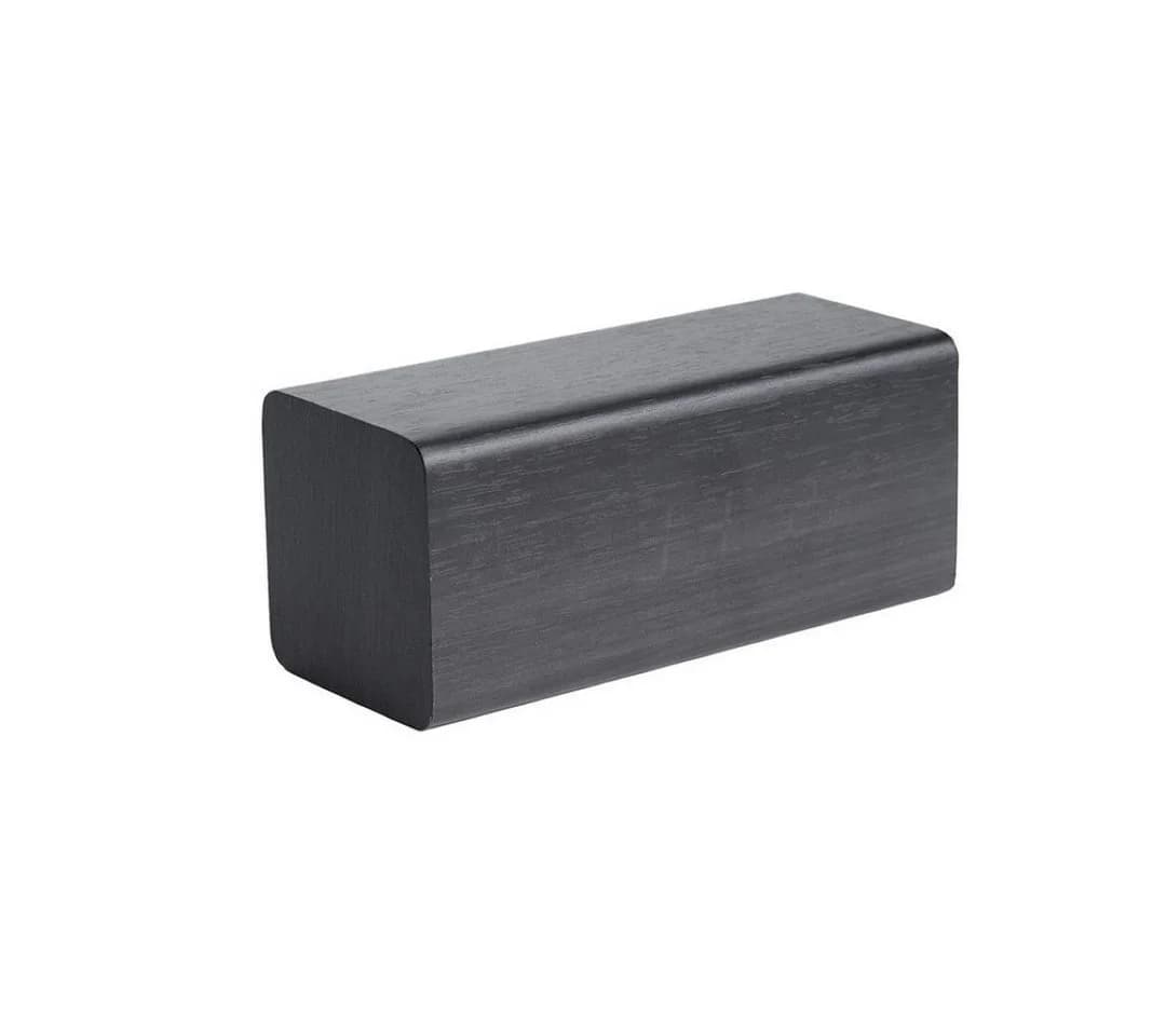Karlsson Wecker Block Schwarz mit LED Anzeige