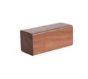 Karlsson Uhr Wecker Block Dark Wood White Bild 1