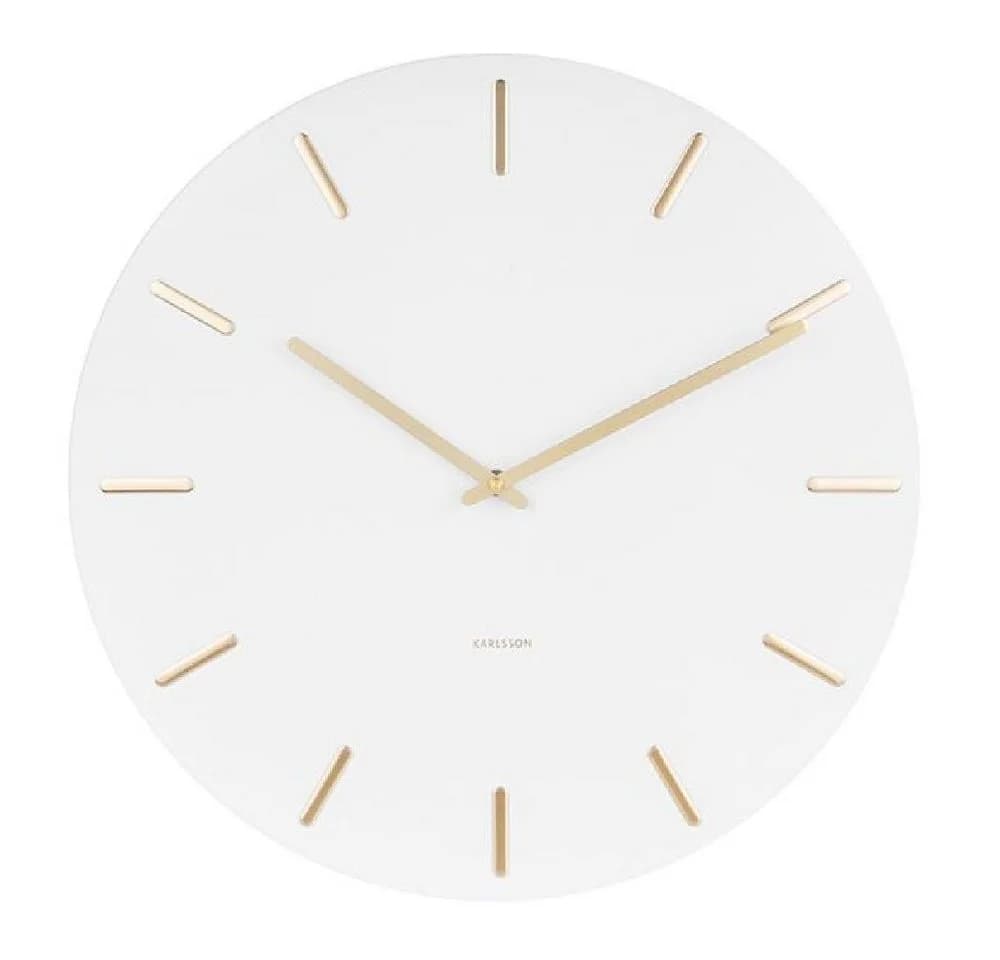 Karlsson Uhr Wanduhr Charm Weiß 45cm - Bild 2