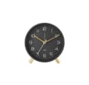 Karlsson Wecker Lofty Mattschwarz - Eleganter Tischwecker Bild 1